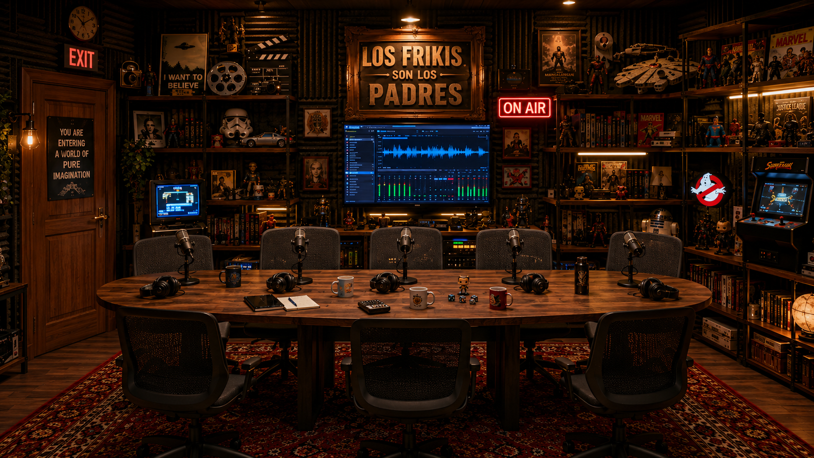 Sala de grabación de Los Frikis Son Los Padres
